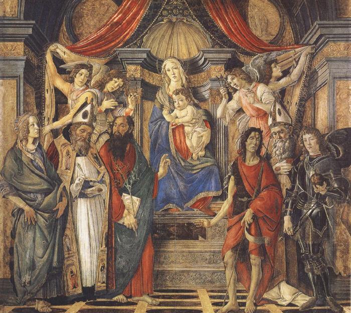 Sandro Botticelli St Barnabas Altarpiece (mk36) china oil painting image